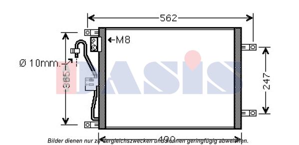 AKS DASIS Kondensaator,kliimaseade 072037N